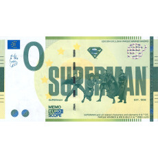 0 Euro biljet Superman 
